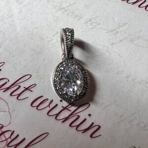 Authentic Pandora Vintage Elegance Pendant #396246CZ